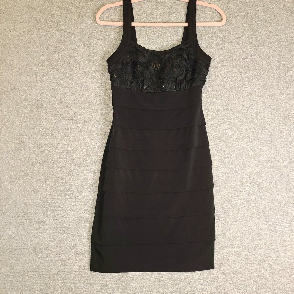 Enfocus Little Black Evening Cocktail Dress Size 6
